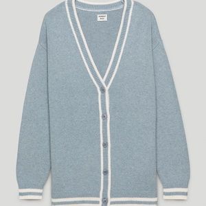 Aritzia Sunday Best Ellis Cardigan in Blue